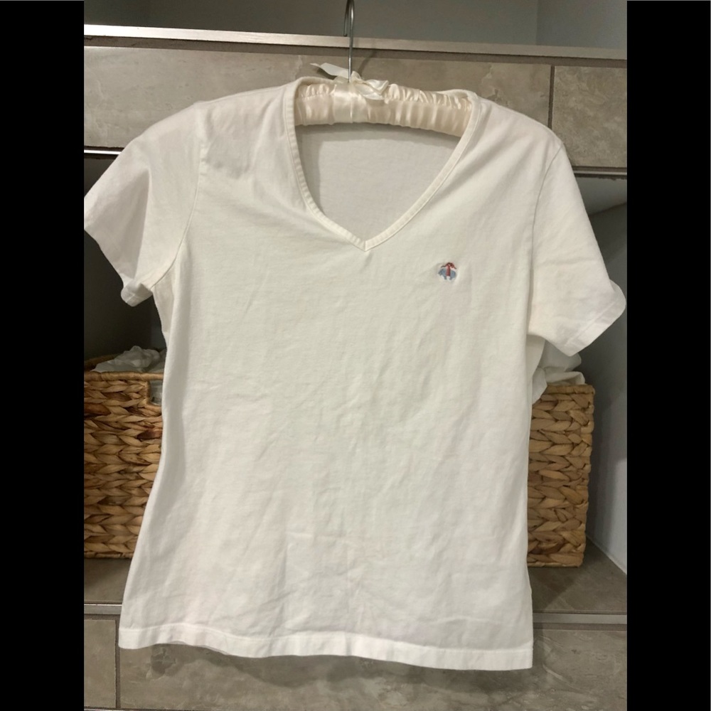 🐑 Two Brooks Brothers White T-Shirts